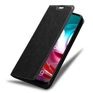 Motorola MOTO G10 / G30 lommebokdeksel case (svart)