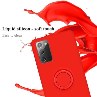 Deksel Samsung Galaxy NOTE 20 Ring Case (rød)