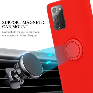 Deksel Samsung Galaxy NOTE 20 Ring Case (rød)