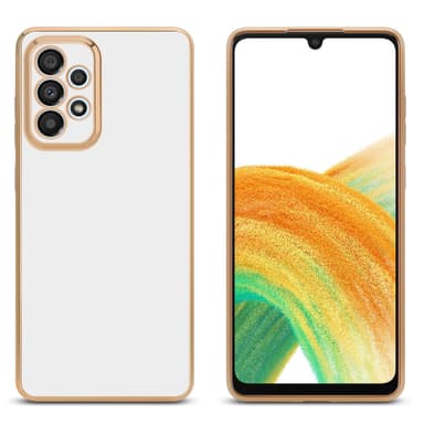 Samsung Galaxy A33 5G silikondeksel case (hvit)