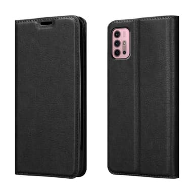 Motorola MOTO G10 / G30 lommebokdeksel case (svart)