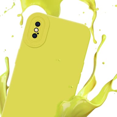 iPhone XS MAX Deksel case (gul)