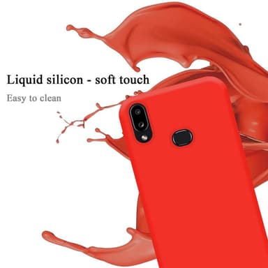 Samsung Galaxy A10s / M01s silikondeksel case (rød)