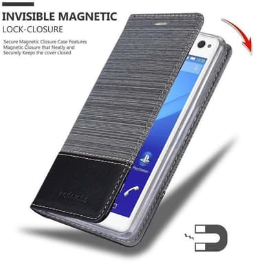 Sony Xperia C4 lommebokdeksel etui (grå)
