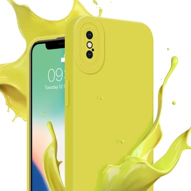 iPhone XS MAX Deksel case (gul)