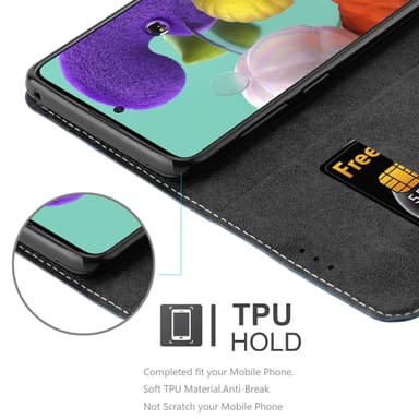 Samsung Galaxy A51 4G / M40s Deksel Case Cover (blå)