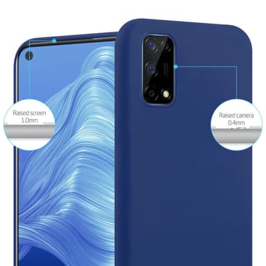 Deksel Realme 7 5G Silikon cover (blå)