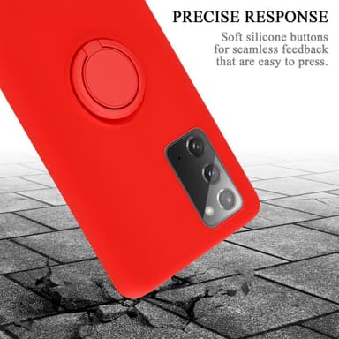 Deksel Samsung Galaxy NOTE 20 Ring Case (rød)