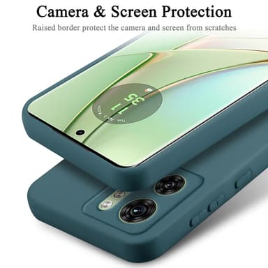 Motorola Edge 40 silikondeksel case (Grønn)