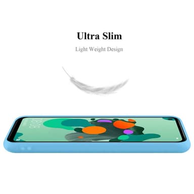 Deksel Huawei MATE 30 LITE Silikon cover (blå)