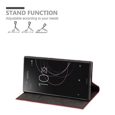 Sony Xperia XZ1 lommebokdeksel case (rød)