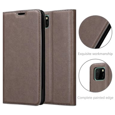 Honor 9S / Huawei Y5P lommebokdeksel case (brun)