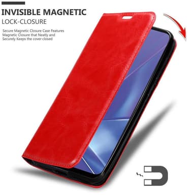 Oppo A72 lommebokdeksel case (rød)