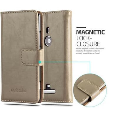 Nokia Lumia 925 lommebokdeksel etui (brun)
