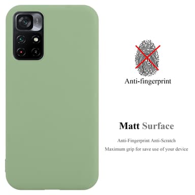 Deksel Xiaomi POCO M4 PRO 5G Silikon cover (grønn)
