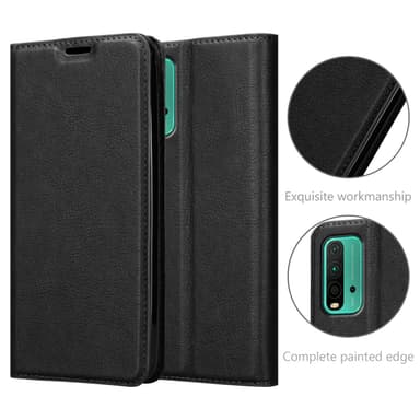 Xiaomi RedMi 9T / POCO M3 lommebokdeksel case (svart)