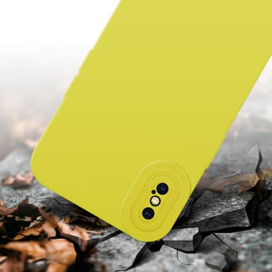 iPhone XS MAX Deksel case (gul)