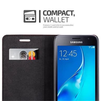 Samsung Galaxy J1 2016 lommebokdeksel case (rød)