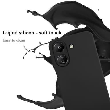 Xiaomi Redmi 13C silikondeksel case (svart)