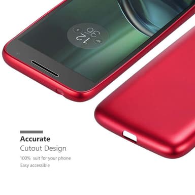 Deksel Motorola MOTO G4 PLAY Case Cover (rød)