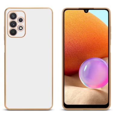Samsung Galaxy A32 5G silikondeksel case (hvit)