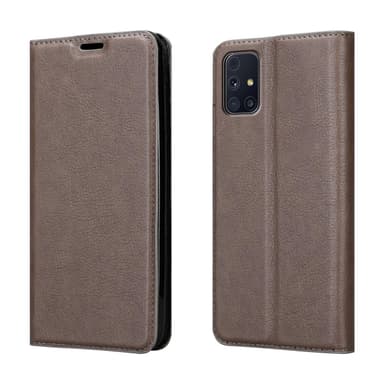 Samsung Galaxy M31s lommebokdeksel case (brun)