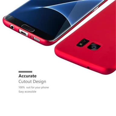 Deksel Samsung Galaxy S7 EDGE Case Cover (rød)