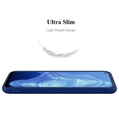 Deksel Realme 7 5G Silikon cover (blå)