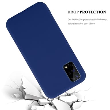 Deksel Realme 7 5G Silikon cover (blå)