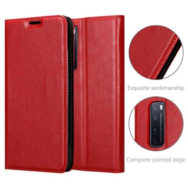 Huawei NOVA 7 PRO 5G lommebokdeksel case (rød)