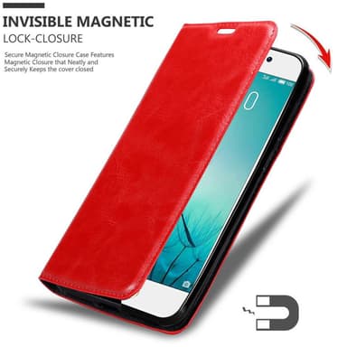 MEIZU PRO 7 lommebokdeksel case (rød)