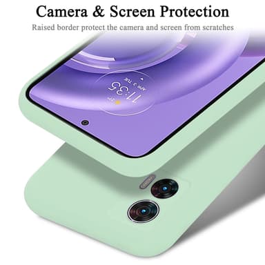 Motorola EDGE 30 NEO silikondeksel case (grønn)