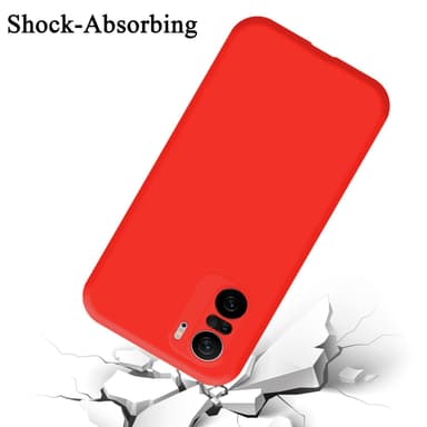 Xiaomi Mi 11i / POCO F3 silikondeksel case (rød)