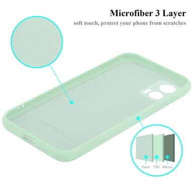 Motorola EDGE 30 NEO silikondeksel case (grønn)