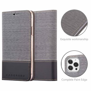 iPhone 13 PRO lommebokdeksel etui (grå)