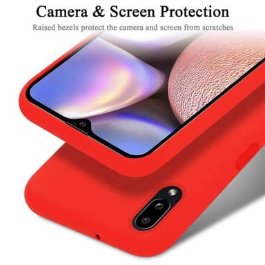 Samsung Galaxy A10s / M01s silikondeksel case (rød)