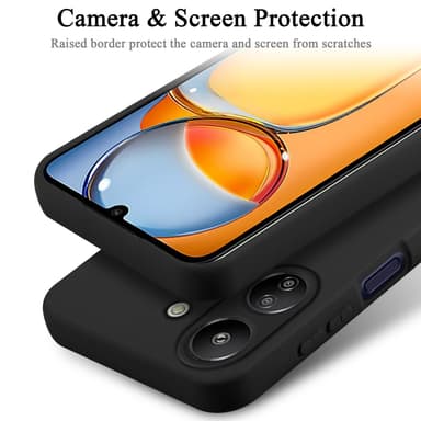 Xiaomi Redmi 13C silikondeksel case (svart)