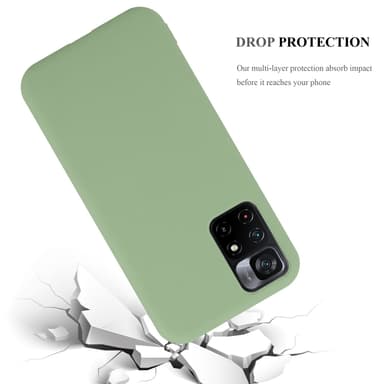 Deksel Xiaomi POCO M4 PRO 5G Silikon cover (grønn)