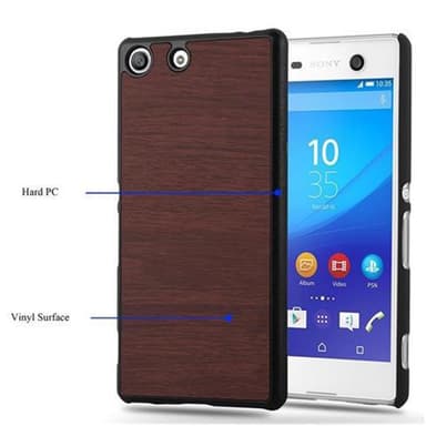 Sony Xperia M5 Hardt Deksel Case (brun)