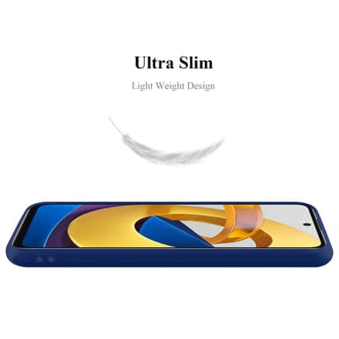Deksel Xiaomi POCO M4 PRO 5G Silikon cover (blå)