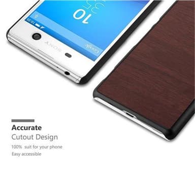 Sony Xperia M5 Hardt Deksel Case (brun)