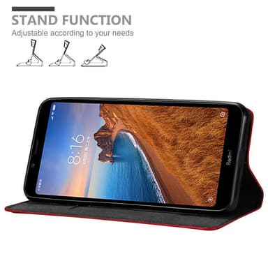 Xiaomi RedMi 7A lommebokdeksel case (rød)