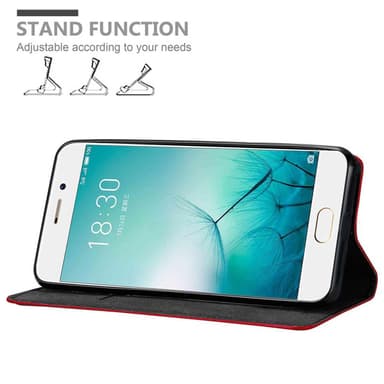 MEIZU PRO 7 lommebokdeksel case (rød)
