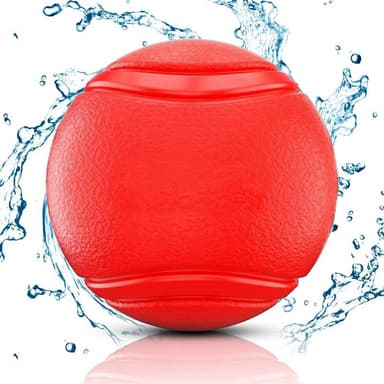 Gummiball for hunder 7 cm Hundeball (rød)