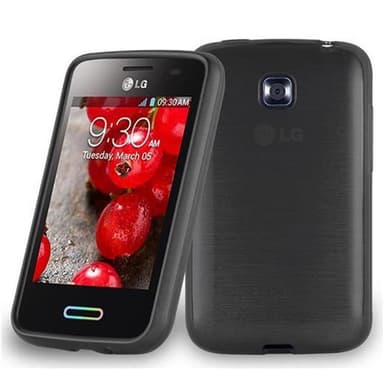 LG L3 II (2. SIM) silikondeksel cover (svart)