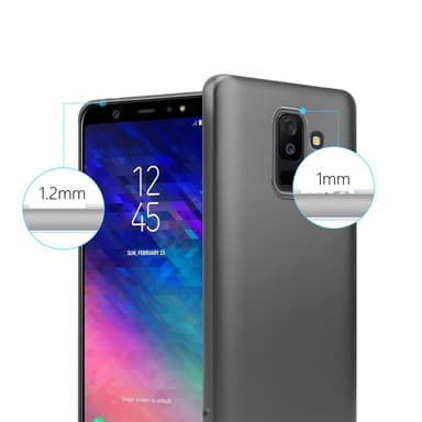 Deksel Samsung Galaxy A6 PLUS 2018 Case Cover (grå)