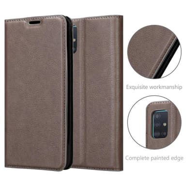 Samsung Galaxy A51 5G lommebokdeksel case (brun)