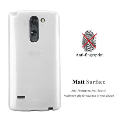 LG G3 STYLUS silikondeksel cover (sølv)