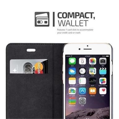 iPhone 6 / 6S lommebokdeksel case (brun)