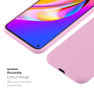 Deksel Oppo A94 5G Silikon cover (rosa)